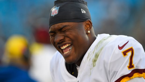 Dwayne Haskins Laughing © Bob Donnan-USA TODAY Sports